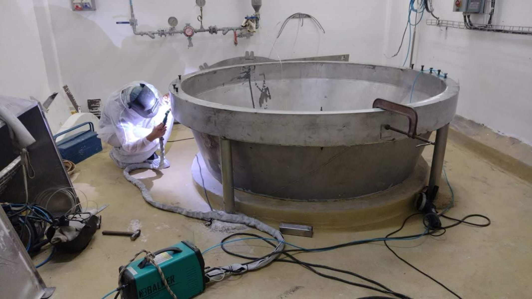Caldeiraria industrial em aço inox